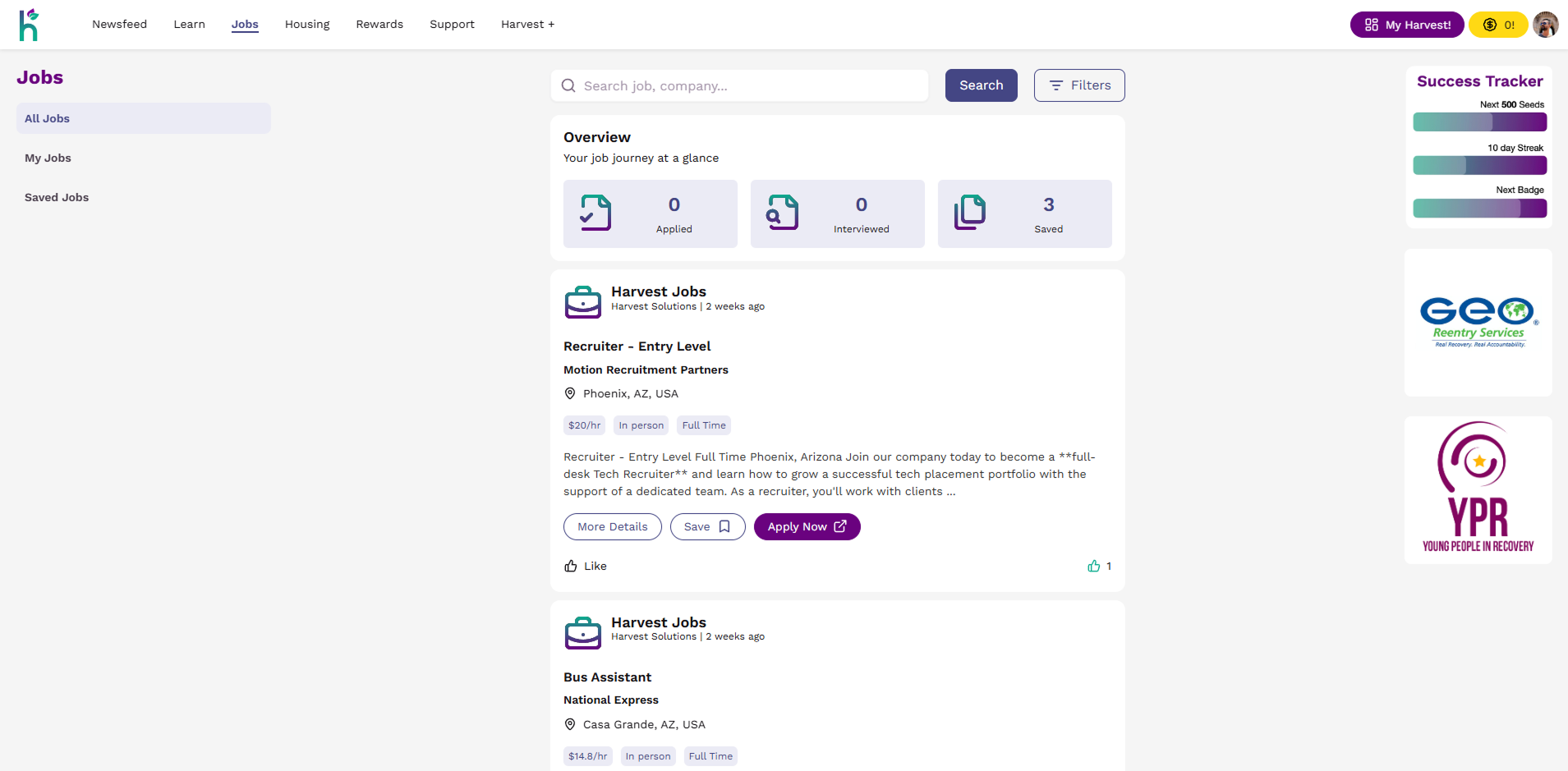 Harvest Solutions Jobs & Employment