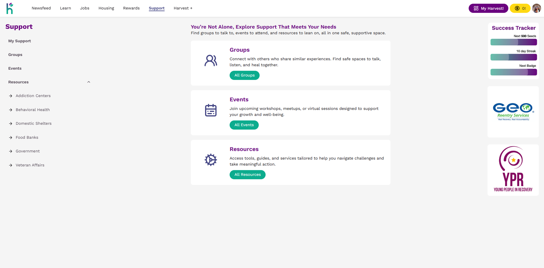 Harvest Solutions Support & Resources