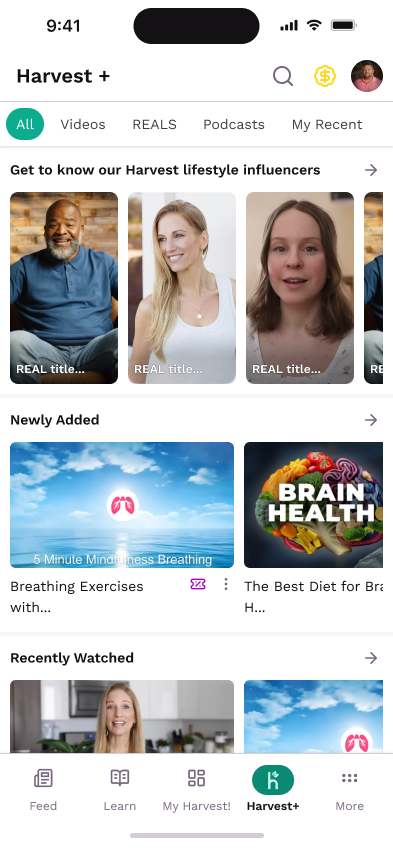 Harvest Plus Content Community